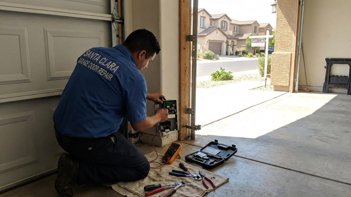 garage door sensor repair Santa Clara